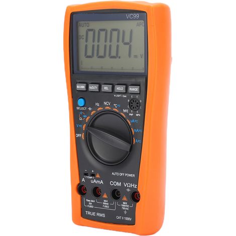 Multimètre numérique à comptage LED VC99 6000 avec fonction NCV, testeur électrique de haute précision, multifonctionnel et durable. (1/5)