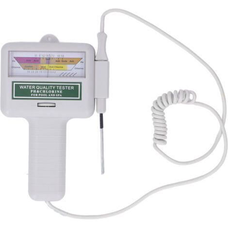 QORVA- Testeur de qualité de l'eau Portable numérique électronique chlore PH mètre moniteur analyseur pour piscine