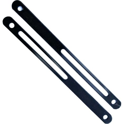 Set mit 2 Gepäckträgerhalterungen für Fahrräder, 20 cm verlängerter Vorbau, kompatibel mit Scheiben-/V-Bremsen, 24-26 Zoll Mountainbikes (1/5)