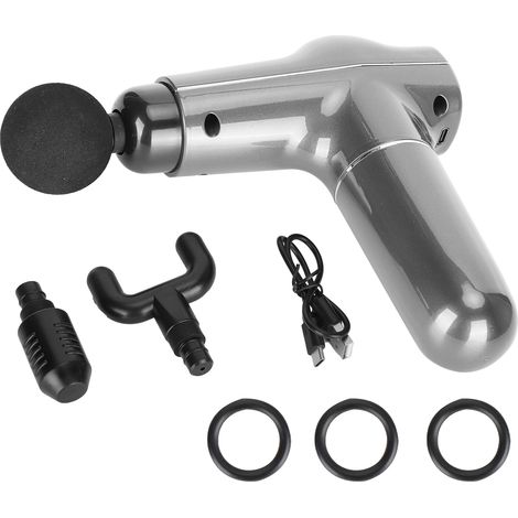 Elektrischer Muskelstimulator mit 3 Stufen – Tragbares Körpermassagegerät, Metallic-Grau (1/5)