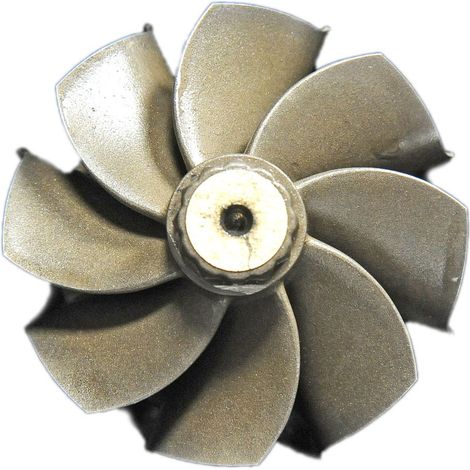 Rueda de eje turbo de alto caudal, rotor IHI RHV5 de 8 álabes y 51,5/53 (1/3)