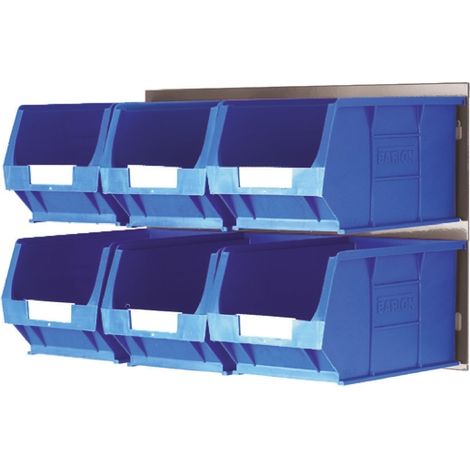 Bac de rangement RS PRO Bleu en PP, 132mm x 150mm x 240mm ( Prix pour 1 )