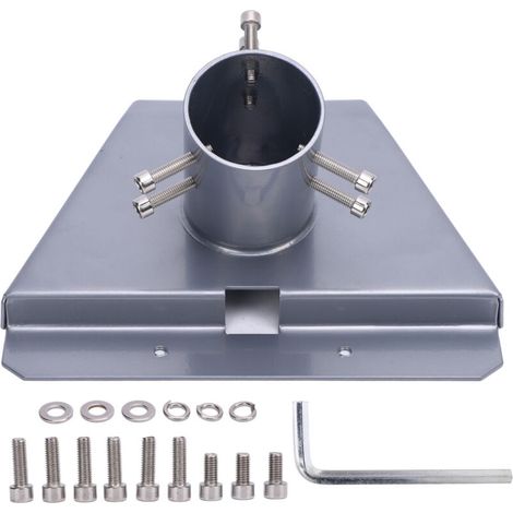 Poteau de Montage Toit en Acier Inoxydable Gris pour Antenne Satellite Gen 3 (1/5)