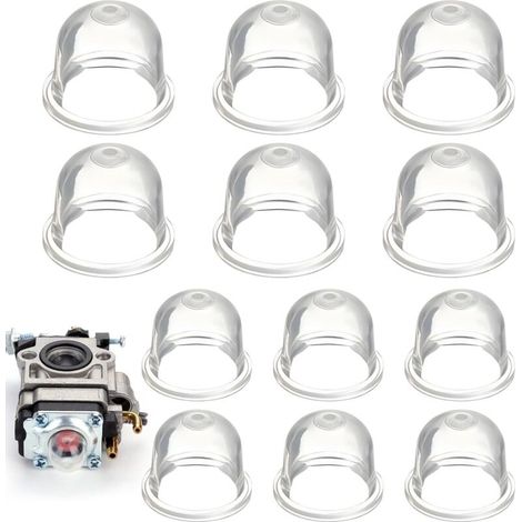 Primerbirne für Freischneider – 12er-Pack (Ø 22 mm / 19 mm), kompatibel mit Rasenmähern, Heckenscheren und Benzin-Kettensägen