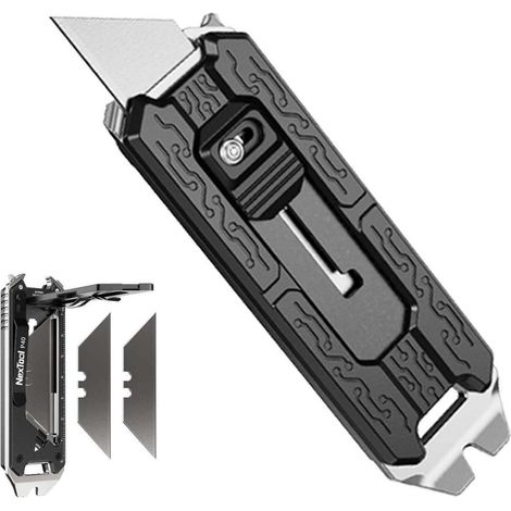 Multitool Cuttermesser 8-in-1 mit Klingenmagazin und Schnellwechsel