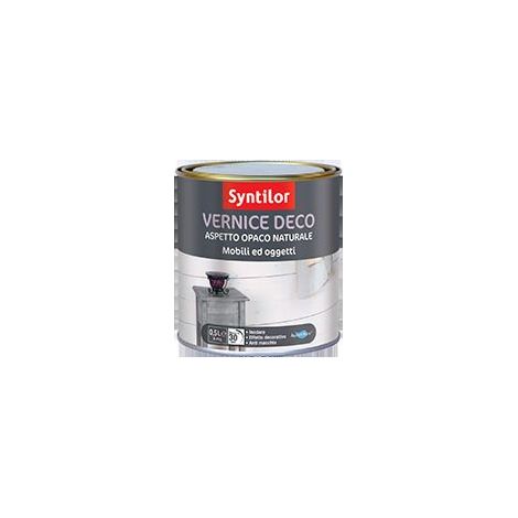 VERNICE DECO ASPETTO OPACO NATURALE 0,25L BIANCO