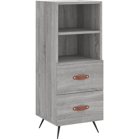 Maison Exclusive - Aparador madera de ingeniería gris Sonoma 34,5