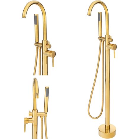 GRIFO DE BAÑERA INDEPENDIENTE ROSA DORADO SEM-1069G (1/5)