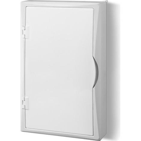 Cuadro de distribución de superficie de 3x12 módulos, blanco, IP40, en línea (36 módulos)
