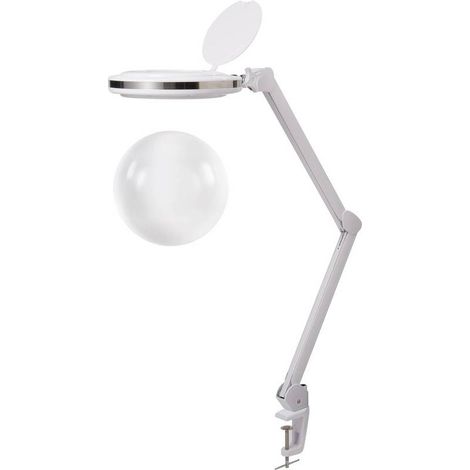 [NEUWERTIG] B-Ware Toolcraft Lupenleuchte 127mm 1.75x LED dimmbar Tischklemme Ersatzlinse 820lm (1/2)