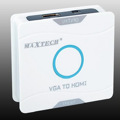Trade Shop - Vga A Hdmi Video Convertitore Adattatore Audio Hd Per Ps3 Xbox Pc Maxtech Cvga-hd - (1/3)