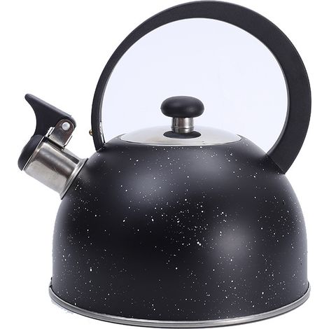 Bouilloire Sifflante 2.5L Induction – Inox, Poignée Résistante Chaleur (1/2)