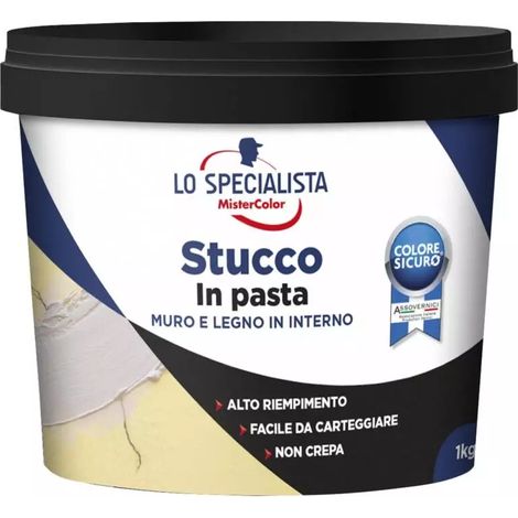 stucco in pasta 1 kg. bianco