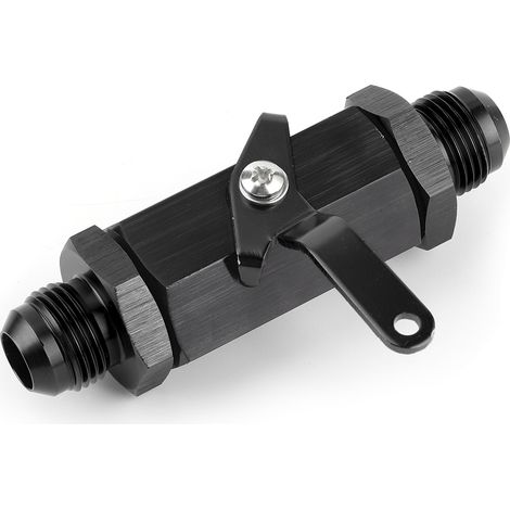 Y974 -10AN clapet anti-retour d'arrêt en alliage d'aluminium réaménagement de voiture pour tuyau de carburant AN10 noir (1/5)