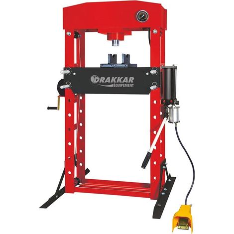 Presse d'atelier manuelle et pneumatique 50T DRAKKAR (1/5)
