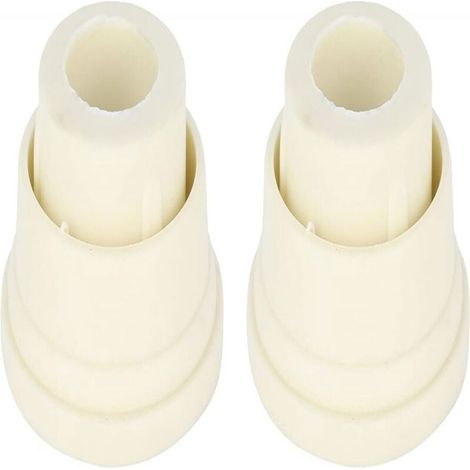 Pool escalator Rubber plug pour Échelle de piscine Bumper plug Set de 2 pièces blanc éChelle Pieds Piscine éChelle Bouchon en Caoutchouc Pare Chocs Garde Tampons de Remplacement éChelles sous M (1/5)