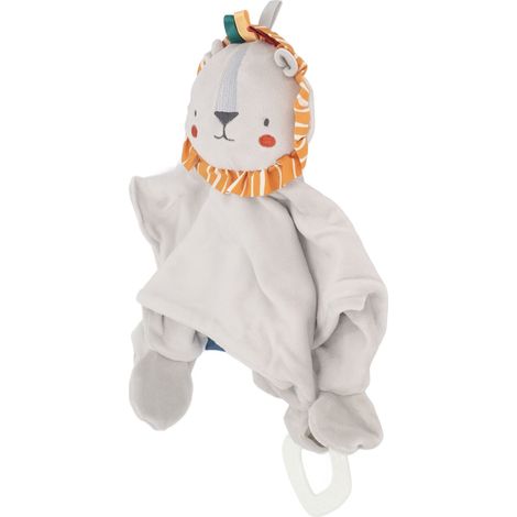 Couverture de sécurité pour bébé, couverture mignonne avec des animaux, couverture de sécurité multifonctionnelle et douce pour dormir et jouer avec le lion (1/5)