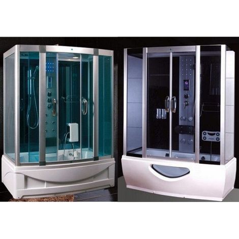 Bagno Italia Cabina Idromassaggio con vasca 170x90cm full optional multifunzione con Bagno Turco (1/5)