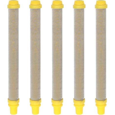 Filtre Pistolet Pulvérisation Sans Air - 100 Mesh - Acier Inoxydable - Pour Application Peinture Vernis Teinture - 100 mm - Lot de 5 (1/5)