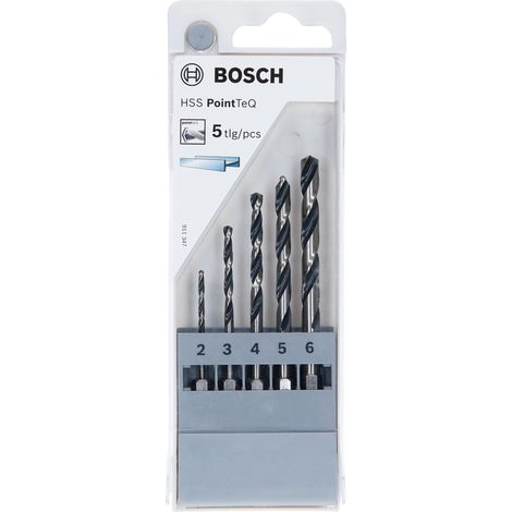 Bosch Drill bits set 5-piece HSS PointTeQ Hex Drill Bit set 2 - 6 mm 2607002824 (1/5)