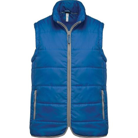 Gilet da lavoro senza maniche trapuntato Kariban Bodywarmer Blu reale XXL