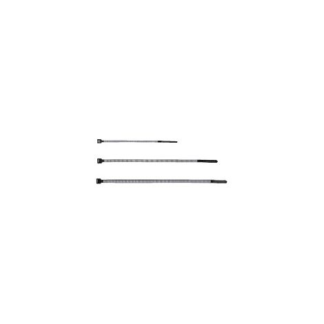 100 Colliers Colring noir à denture intérieure largeur 7,6mm et longueur à plat 360mm LEGRAND 032029