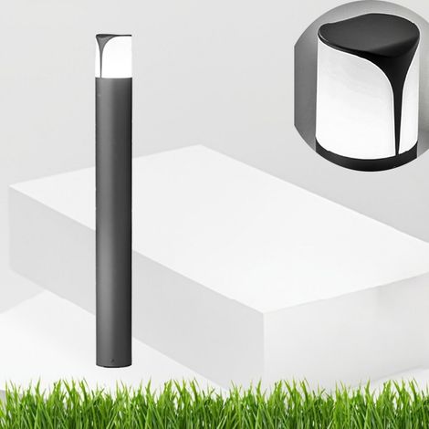 Lanterne d'extérieur gea led stele ges732 e27 led ip44 h80 lampadaire extérieur moderne en aluminium anthracite