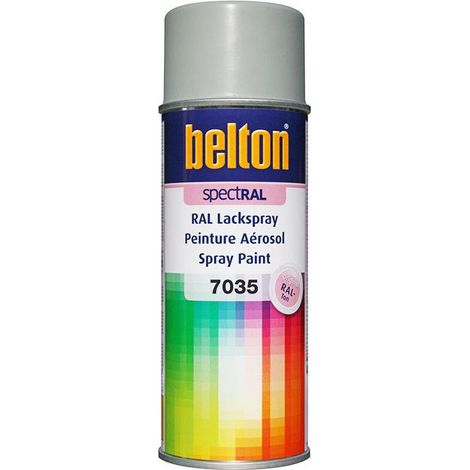 Bombe de peinture Belton Spectral RAL7035 Gris clair satiné 400ml