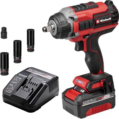 Einhell Professional IMPAXXO 18/450 4510074 Clé à chocs sans fil 450 Nm 18 V Nombre d’accus fournis 1 4 Ah Li-Ion brush