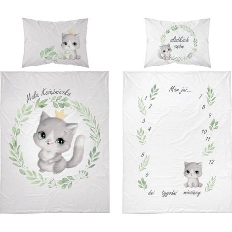 Ropa de cama para bebé 100x135 Kitten Princes ALGODÓN (1/5)