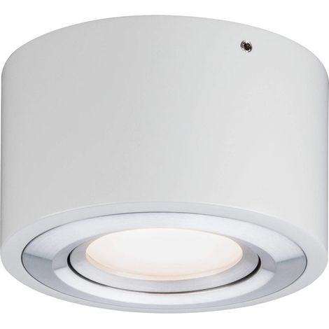 plafonnier LED Argun rond orientable incl. 1x4,8 watts gradable éclairage de plafond Alu brossé Métal, plastique 3000 K (1/5)