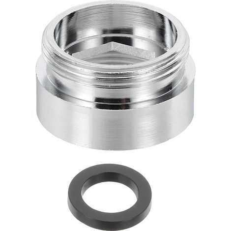 Adaptateur De Mousseur De Robinet, Femelle M22 À Mâle M22 Avec Joint, Longueur 13mm Réducteur De Robinet Aérateur, adaptateur robinet cuisine pour tuyau d'arrosage, robinet d'évier (1/5)