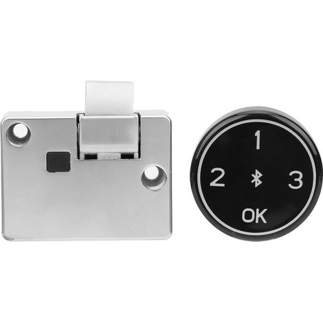 Zahlenschloss für Schränke, Haussicherheit, Diebstahlschutz, lange Akkulaufzeit, wiederaufladbar über USB-Anschluss (1/5)
