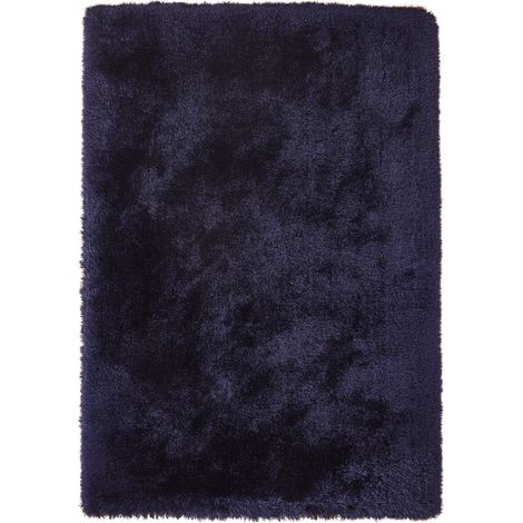 Tappeto a pelo lungo Cosy 400 in blu scuro (1/4)