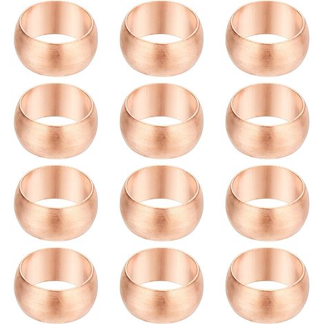 8mm Tube Embouts de Manchons Compression OD, 6Pcs Kit d'Assortiment Raccords à Virole en Cuivre pour Gaz d'Eau d'Air - 10mm (1/5)