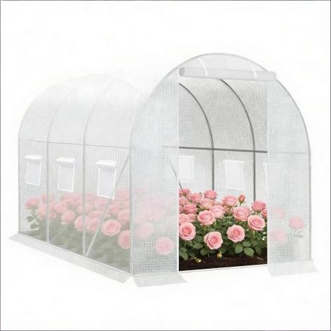 Serre moderne, serre extérieure, serre de jardin