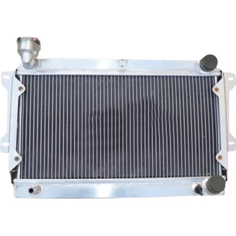 Radiateur en aluminium pour Mazda R100/Familia, conception à 3 rangées, épaisseur de 52 mm, comprend un bouchon (1/4)