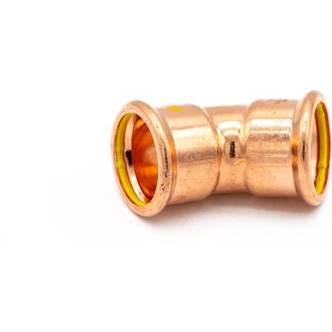 PrimaPress 42mm Copper 45 Degree Gas Elbow - WRAS Approved (1/2)