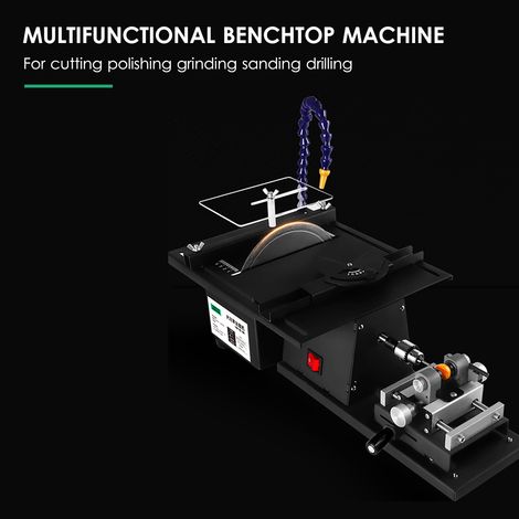 Mini scie à métaux électrique de table 2500 W, meuleuse d'établi multifonctionnelle de 15 000 tr/min, outil de polissage de bijoux de bureau. (1/5)