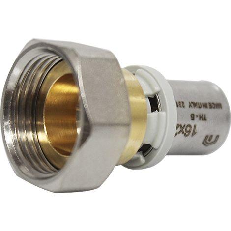 Arcanaute – Raccord multicouche à sertir TH – Écrou libre 3/4' (20/27) – Ø16x2,0 mm – Compatible avec pinces à sertir TH (1/4)