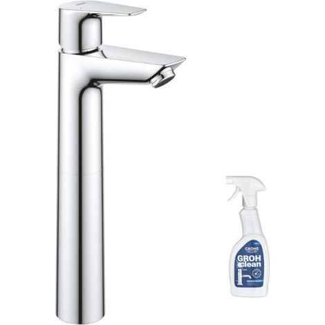 Mitigeur vasque GROHE Quickfix StartEdge avec bonde taille XL + nettoyant GrohClean