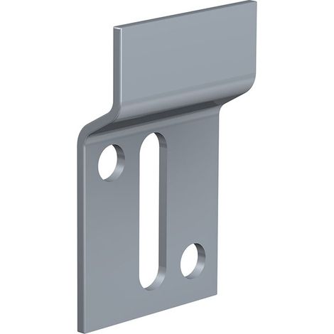 Support mural pour attache Dibond en acier – Fixation solide pour panneaux 70x70, 100x100, 100x200 mm – Design minimaliste et éloignement 1 cm – Newly (1/5)