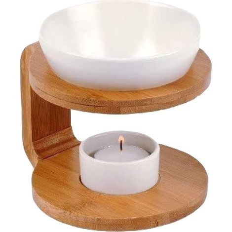 pajoma 12269.0, Lampada aromatica Moon, Marrone (Braun)