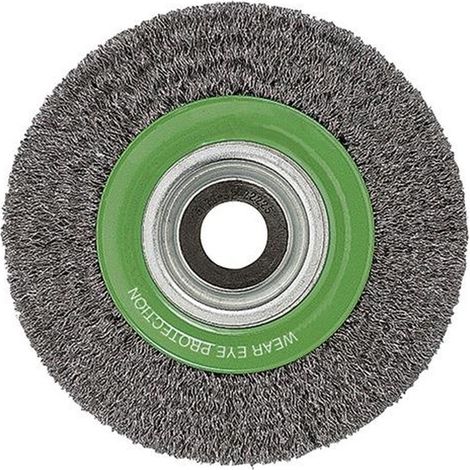 Brosse plate D. 150 mm épaisseur de fil 0,3 mm VA 30 mm 6000 min-¹ OSBORN