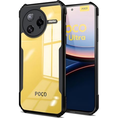 Schutzhülle für Xiaomi Poco F7 Ultra, stoßfest, Hybrid, schwarz (1/5)