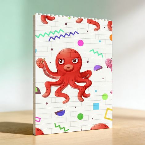 Cadre décoratif DIY en briques pour adultes, idée cadeau de la Saint-Valentin (1/5)