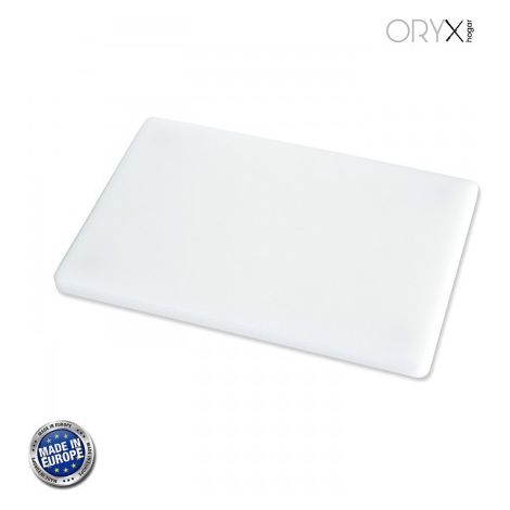 Tagliere in polietilene 35x25x1,5 cm. Colore bianco (1/3)