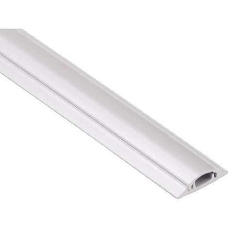 hama PVC-Kabelkanal, halbrund, 100/3/0,9 cm, Weiß (20617) (1/5)