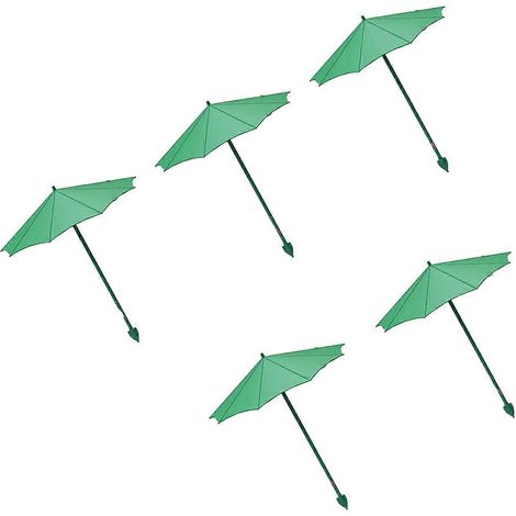 Filiyano-Parasol d'extérieur pour plantes - Ombreuse multifonctionnelle pour fleurs et plantes en pot, verte (1/5)