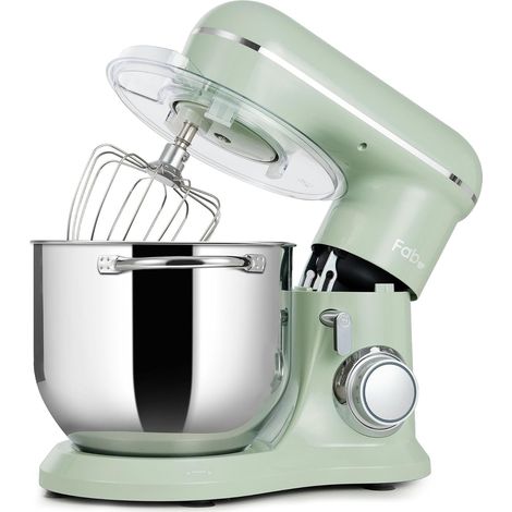 8 L Large Capacity Mixer on Stand 2000 W, Kneader with Whisk, Flat Mixer, Kneading Hook, 10 Speeds + Pulse, Stainless Steel Bowl (1/5)